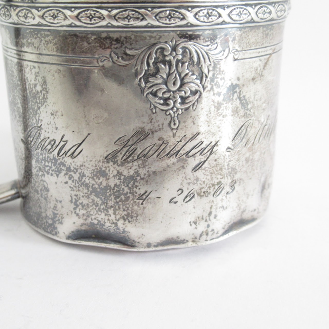 Sterling Silver Baby Cup Pair