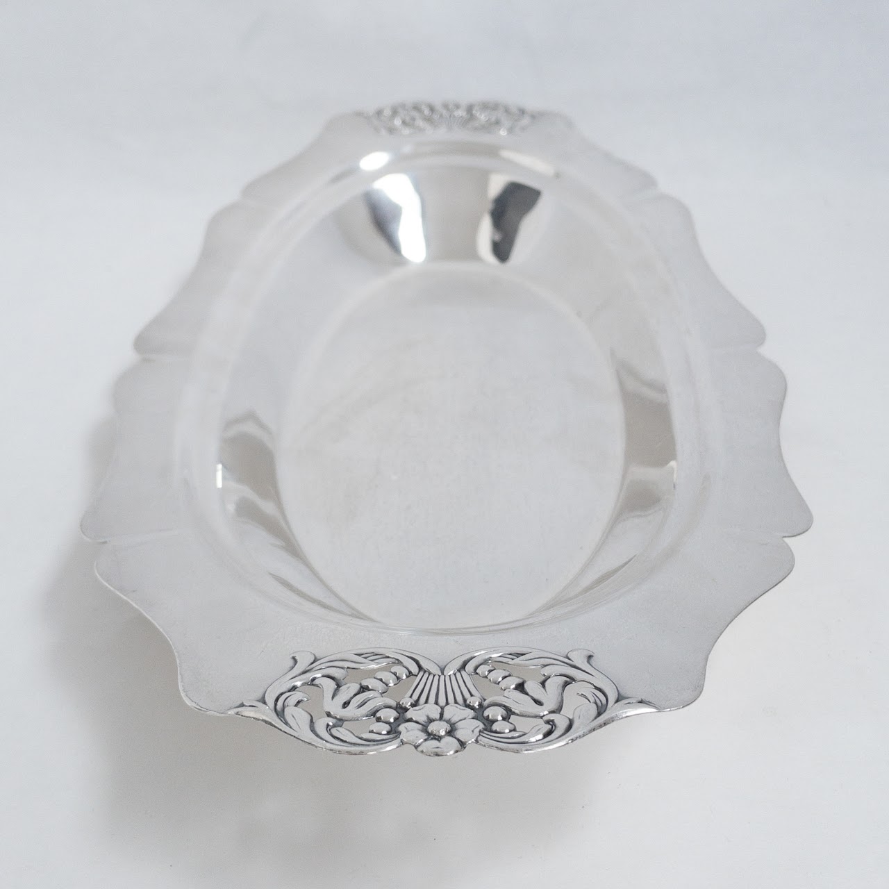 Sterling Silver Oblong Serving Tray