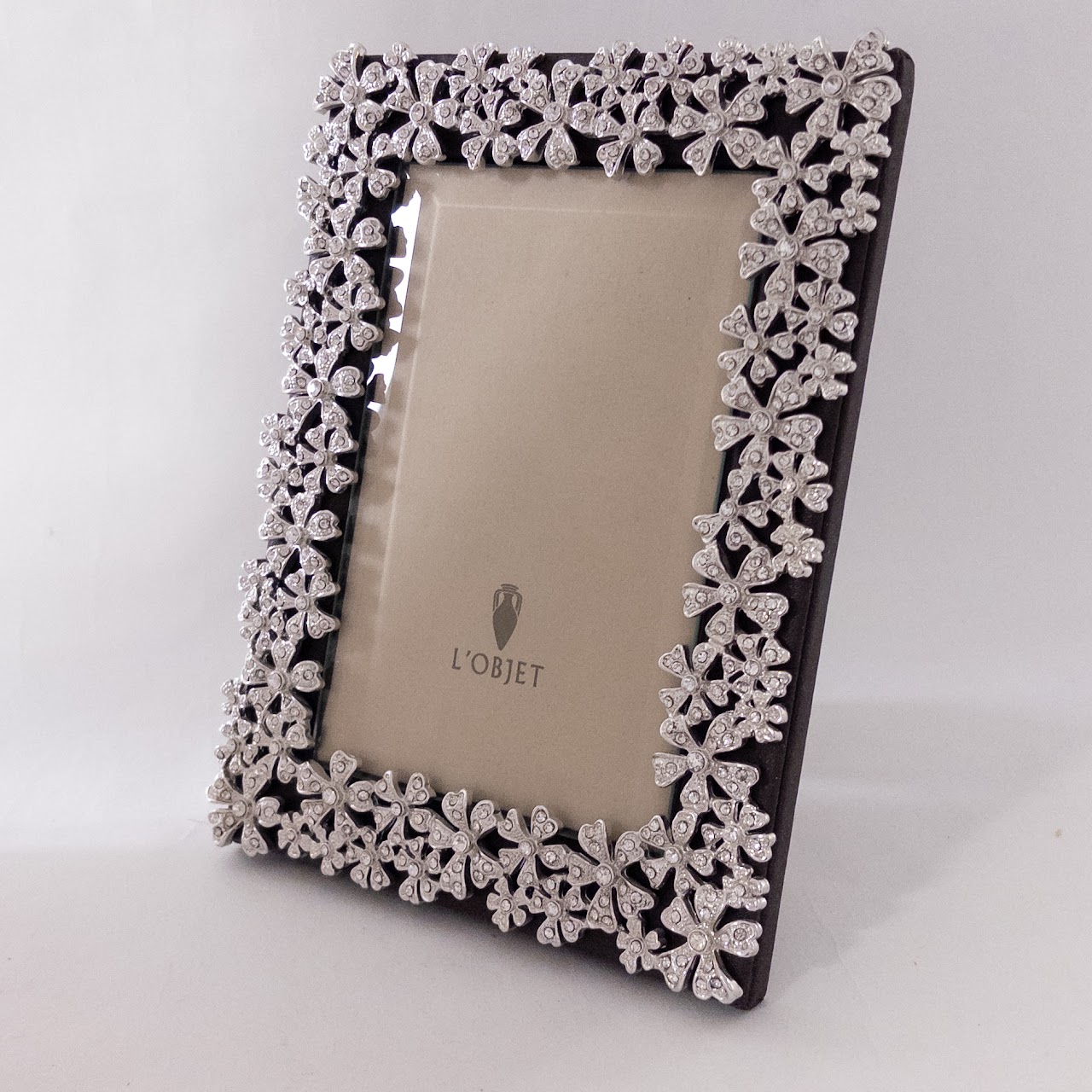 L'Objet Garland Swarovski Crystal Picture Frame