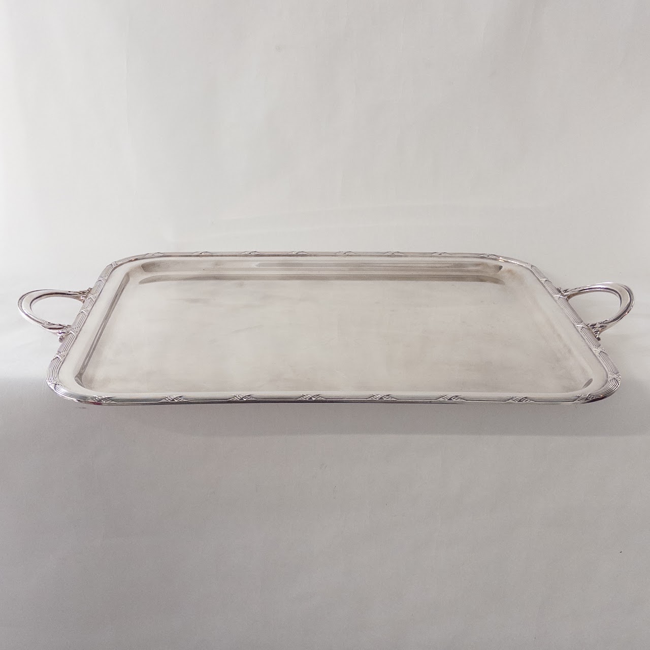 French Vintage Hotel Silver Tray from Le Cherche-Midi, Italy