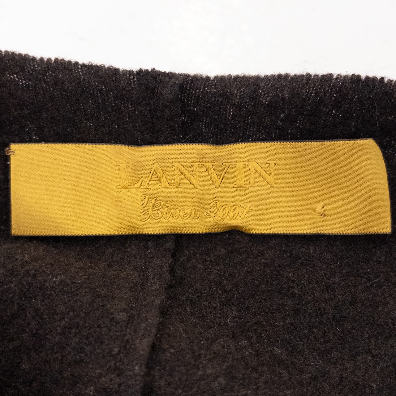 Lanvin Fleece Wool Cardigan