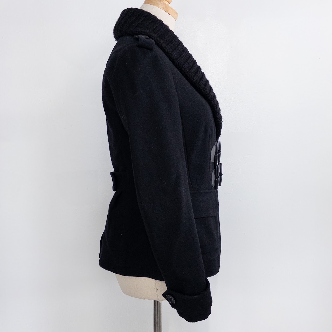 Burberry Brit Shawl Collar Pea Coat