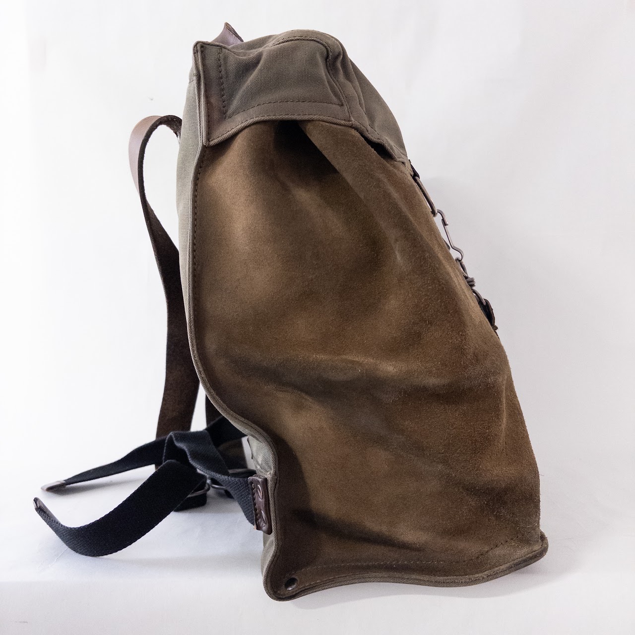 Maison Martin Margiela Canvas and Suede Backpack