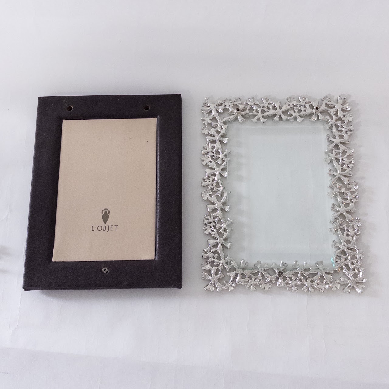 L'Objet Garland Swarovski Crystal Picture Frame