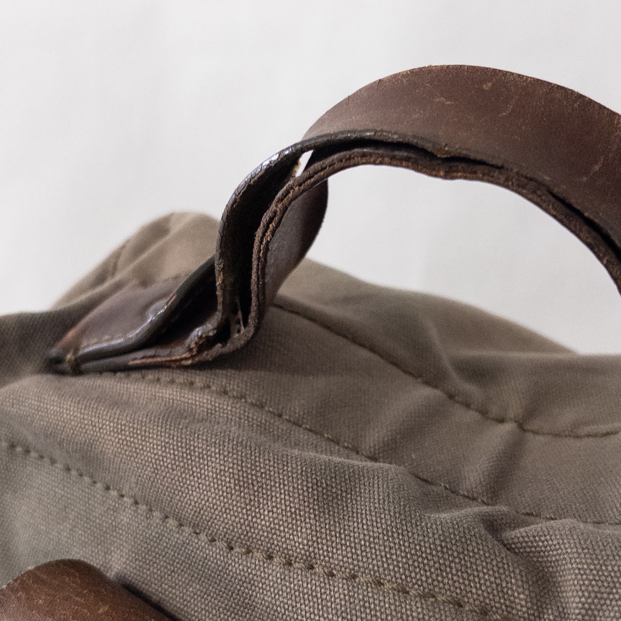 Maison Martin Margiela Canvas and Suede Backpack