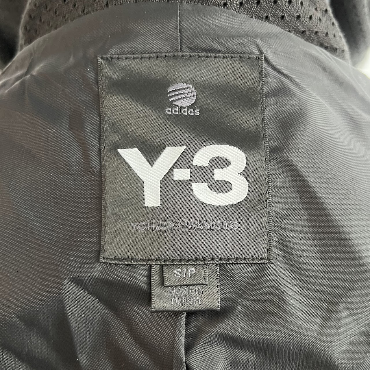 Y-3 Yohji Yamamoto x Adidas Wool Blend Hooded Coat