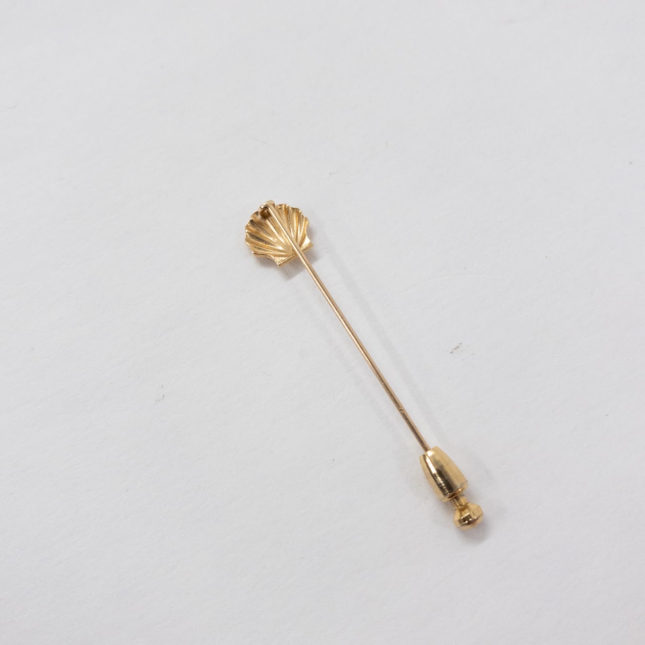 14K Gold Shell Stick Pin