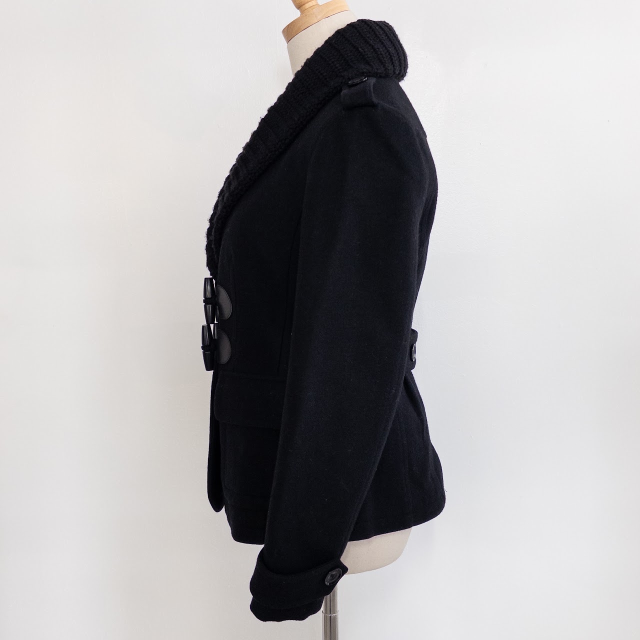 Burberry Brit Shawl Collar Pea Coat