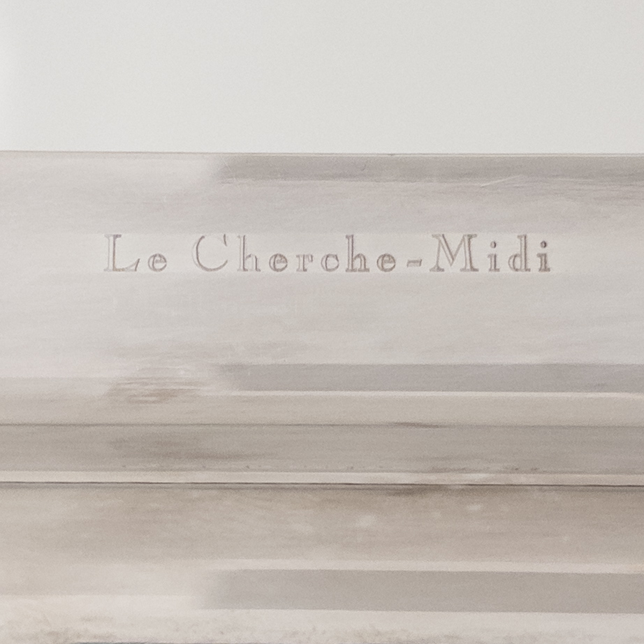 French Vintage Hotel Silver Tray from Le Cherche-Midi, Italy