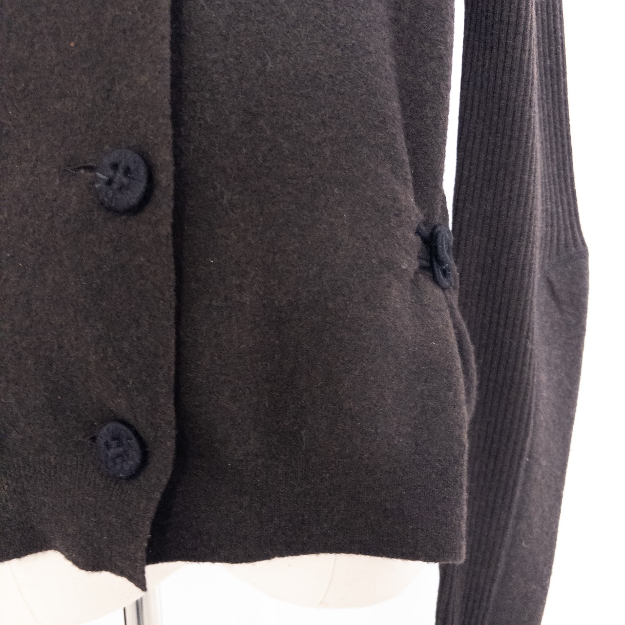 Lanvin Fleece Wool Cardigan