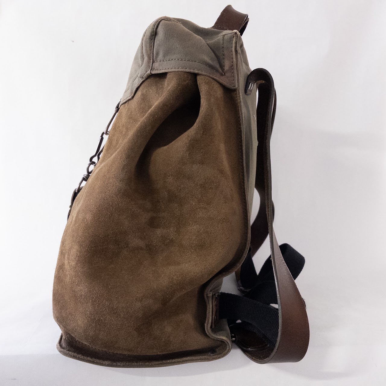 Maison Martin Margiela Canvas and Suede Backpack