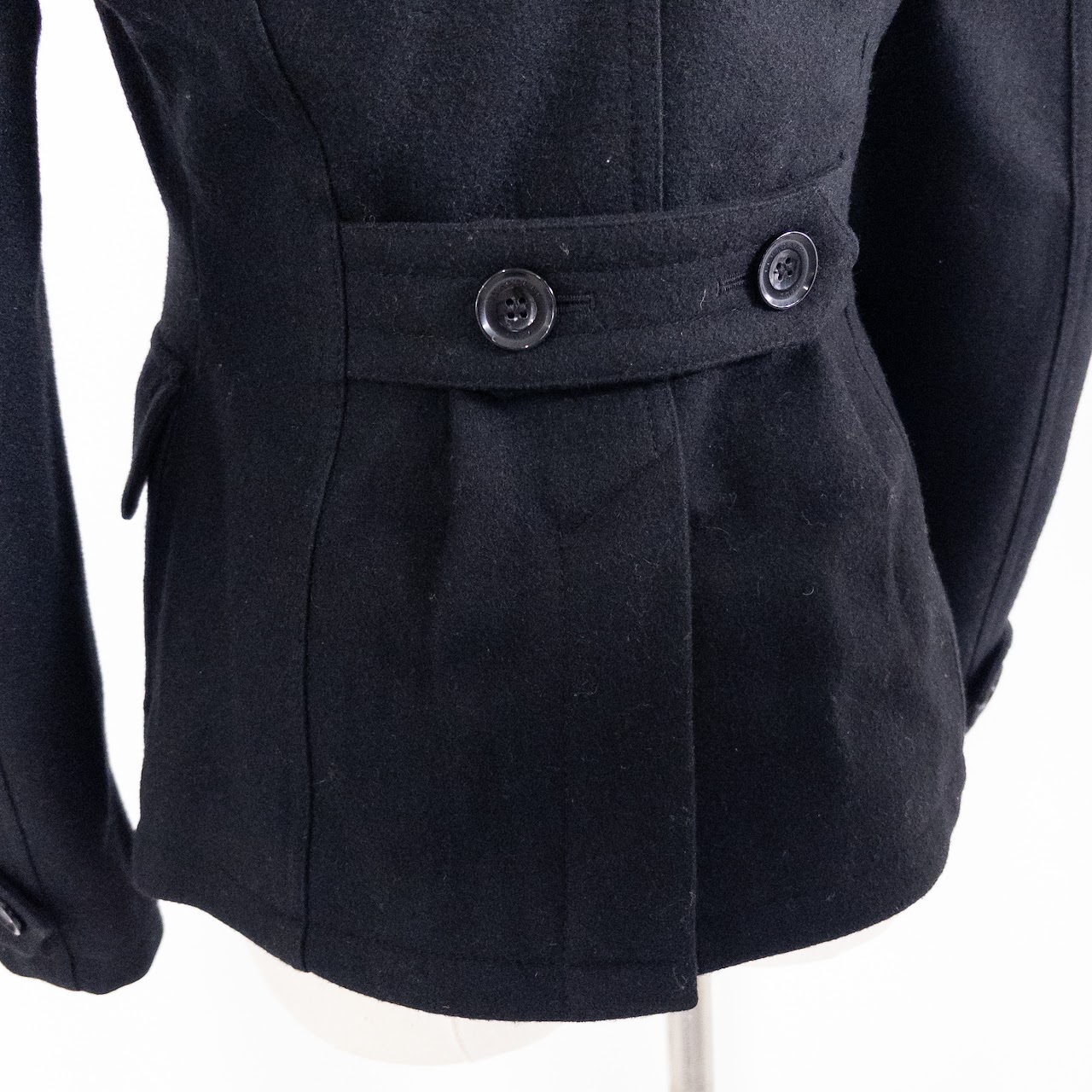 Burberry Brit Shawl Collar Pea Coat