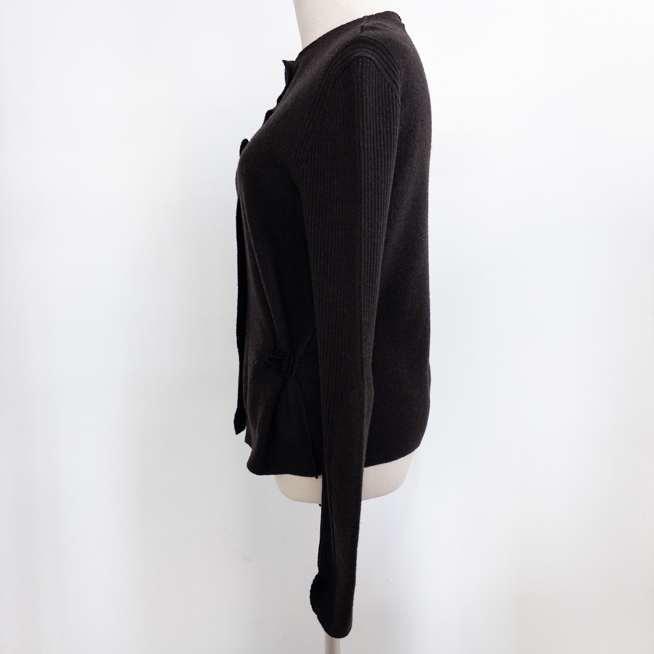 Lanvin Fleece Wool Cardigan