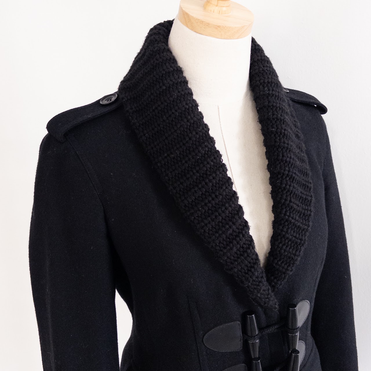 Burberry Brit Shawl Collar Pea Coat