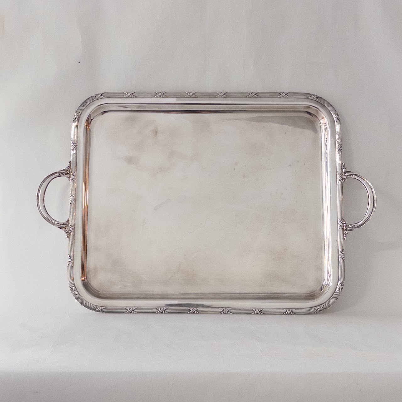 French Vintage Hotel Silver Tray from Le Cherche-Midi, Italy