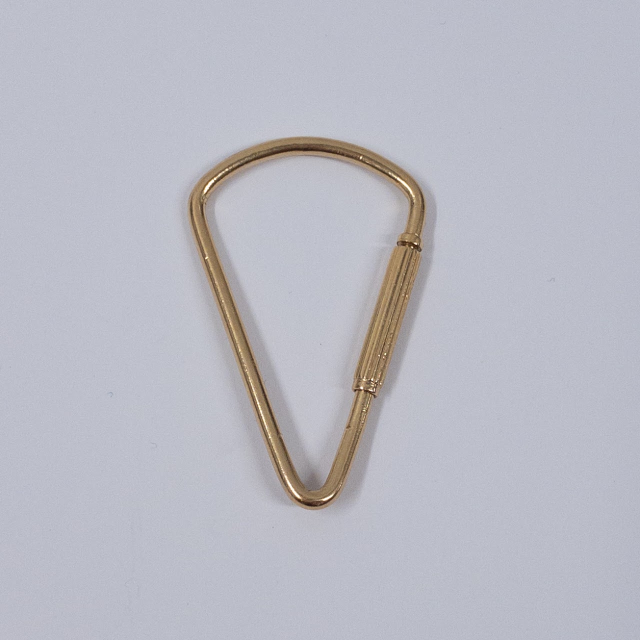 18K Gold Key Ring