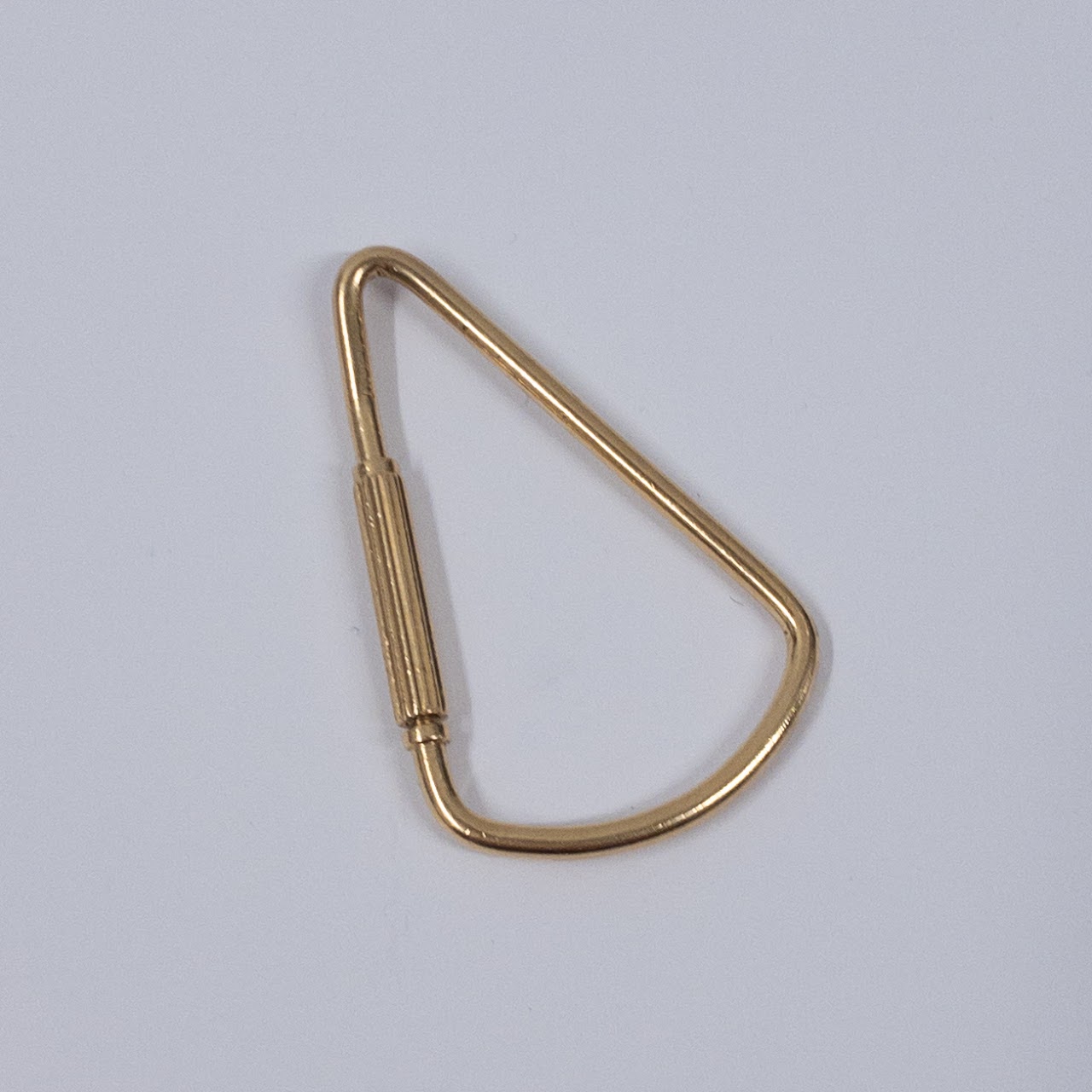 18K Gold Key Ring