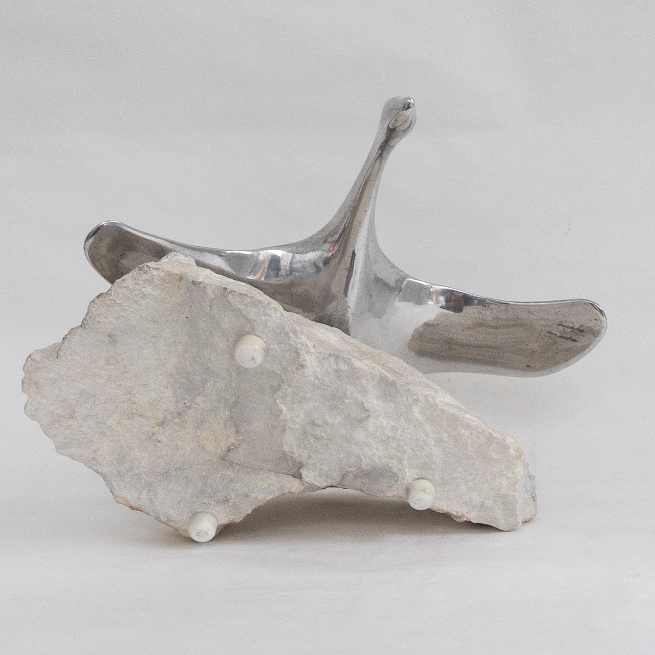 Hoselton Goose Flight Medium Aluminum Sculpture