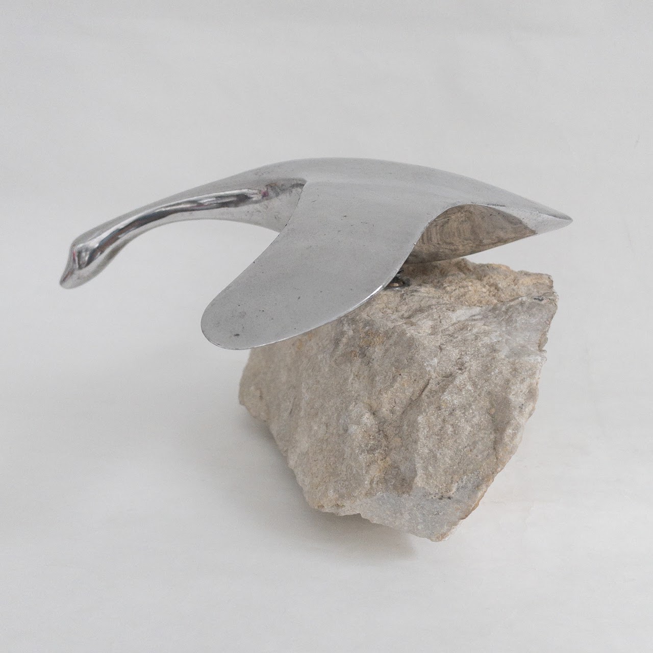 Hoselton Goose Flight Medium Aluminum Sculpture