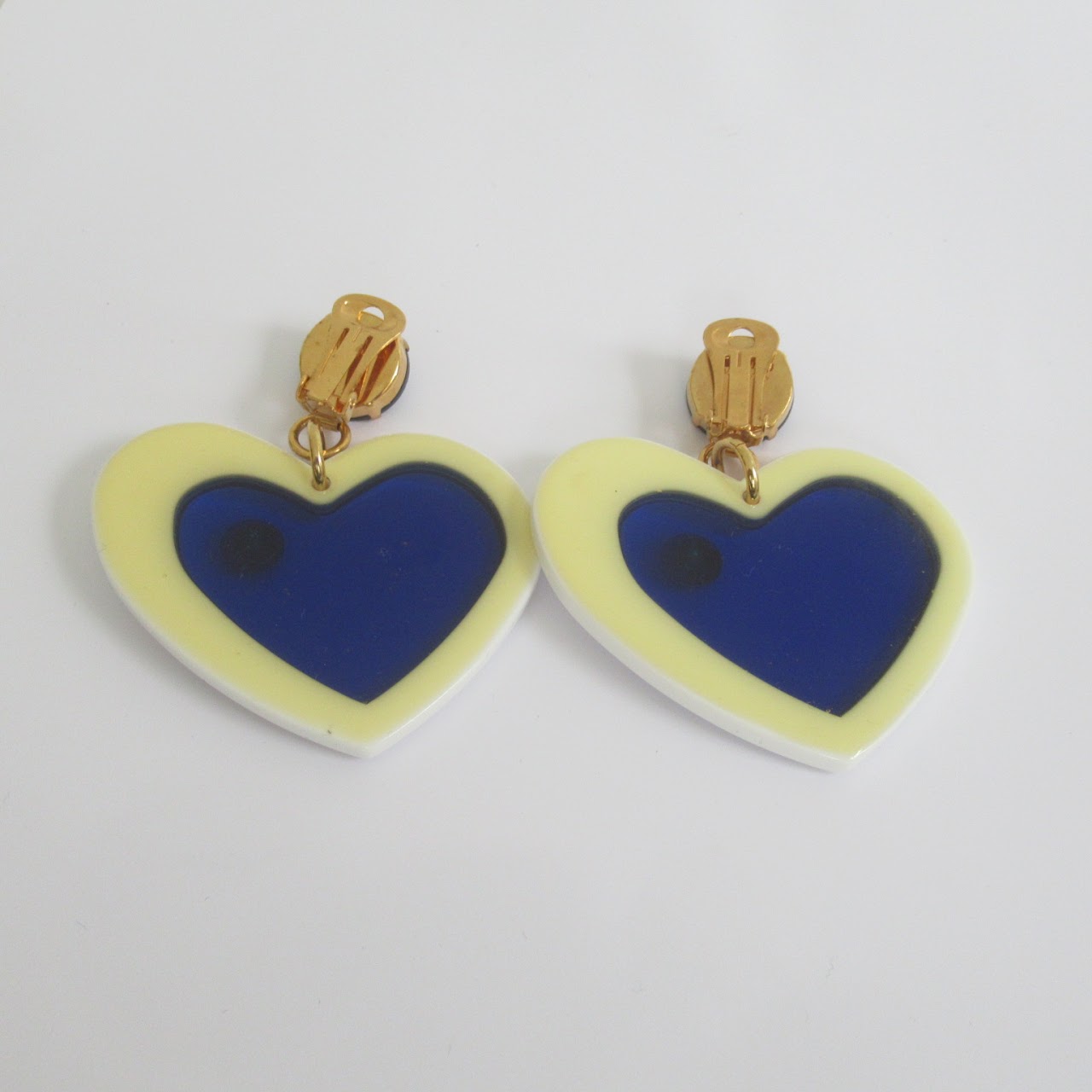 Miu Miu Heart Drop Earrings