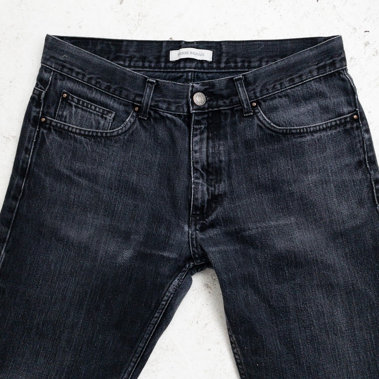 Pierre Balmain Charcoal Denim jeans