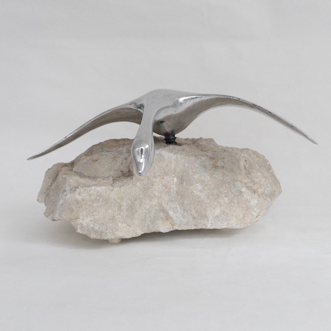 Hoselton Goose Flight Medium Aluminum Sculpture