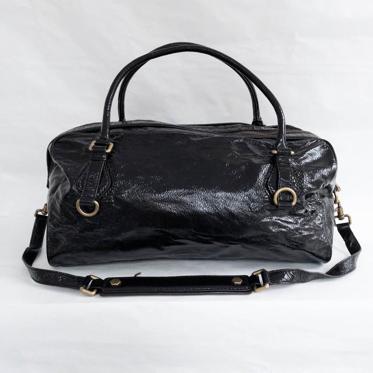 Marc by Marc Jacobs Patent Leather Oversized Satchel