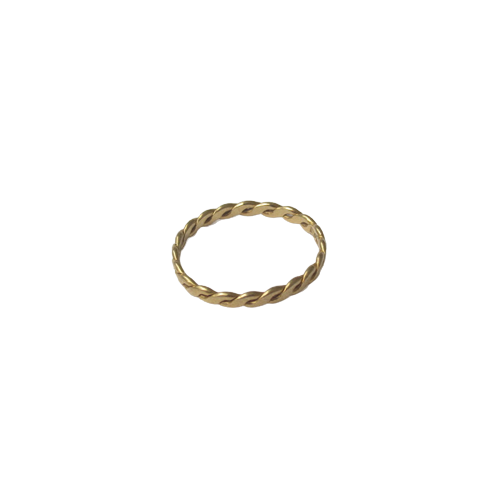 18K Gold Rope Ring