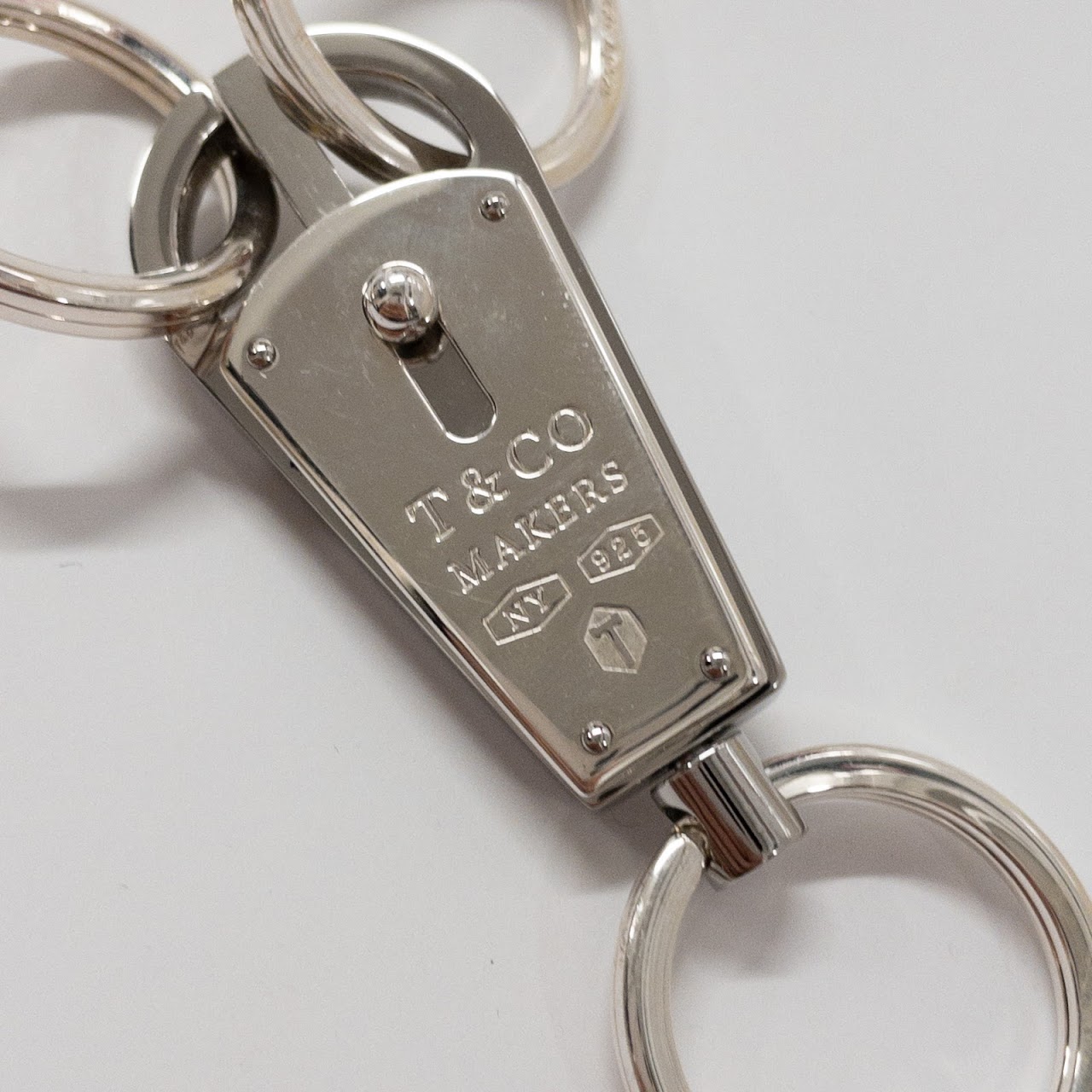 Tiffany & Co. Sterling Silver Valet Key Ring