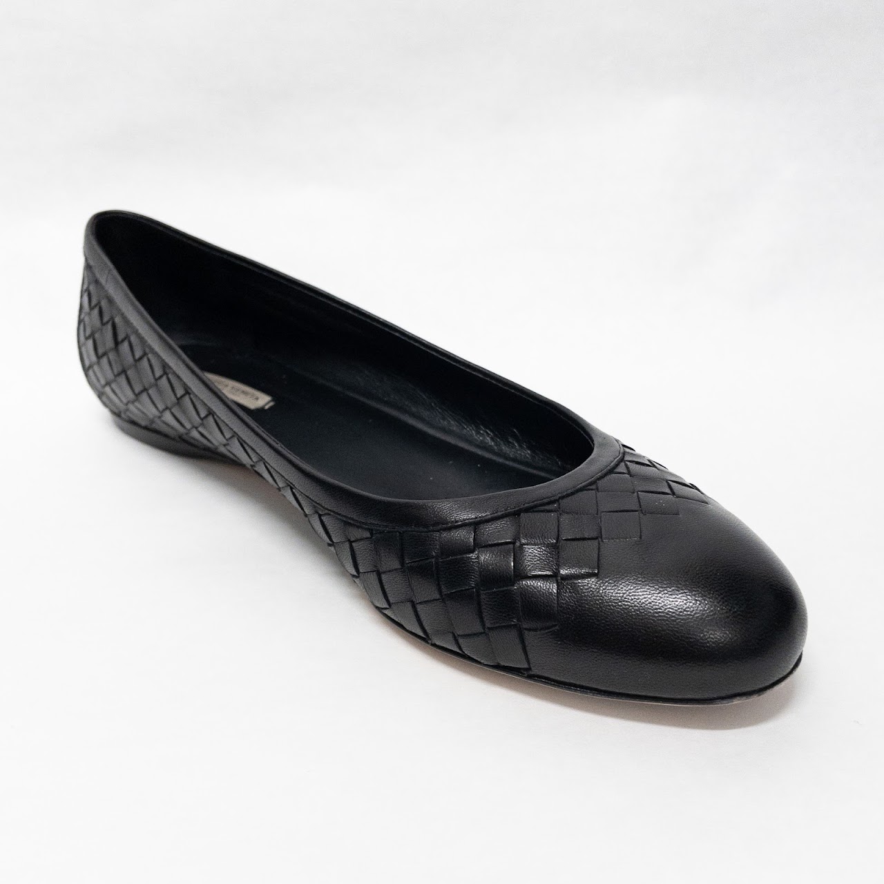 Bottega Veneta Woven Leather Flats