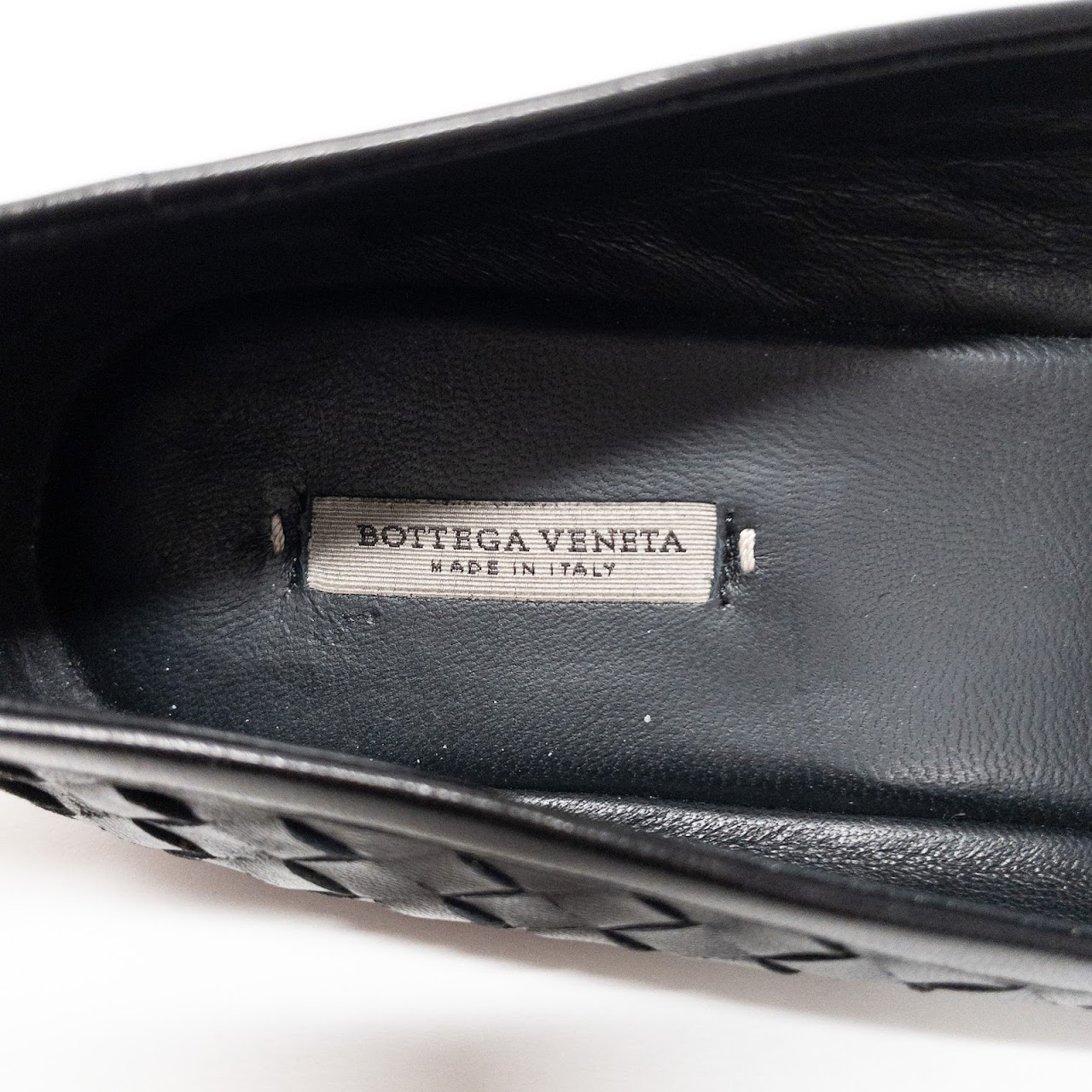 Bottega Veneta Woven Leather Flats