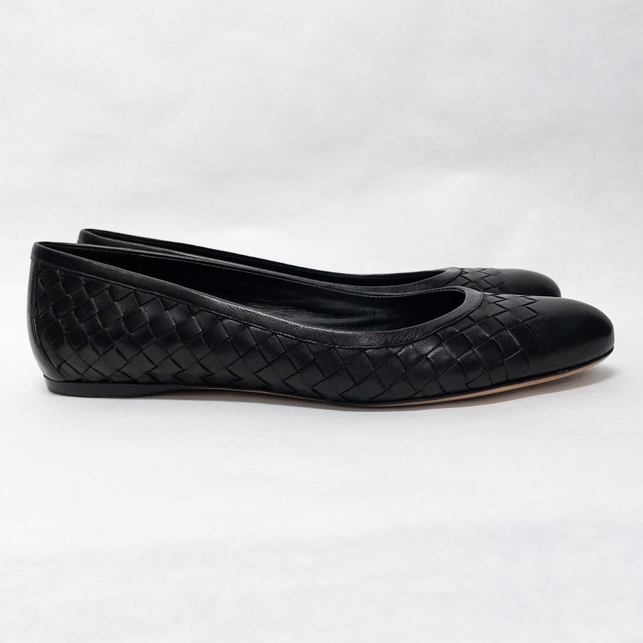 Bottega Veneta Woven Leather Flats