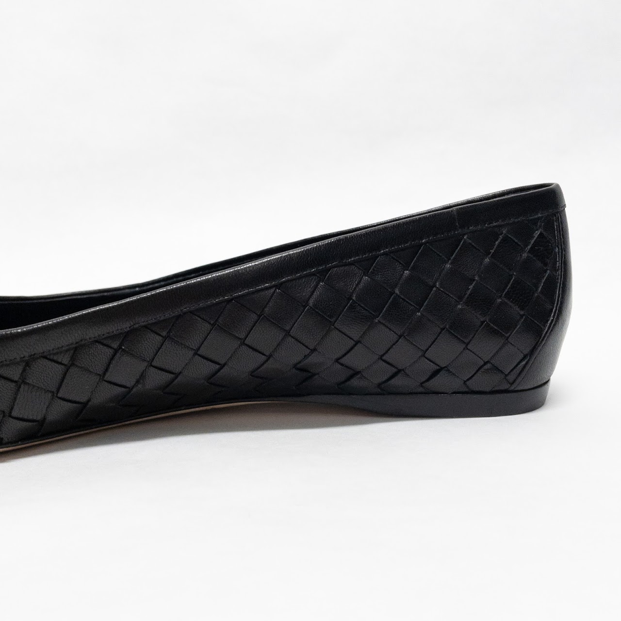 Bottega Veneta Woven Leather Flats