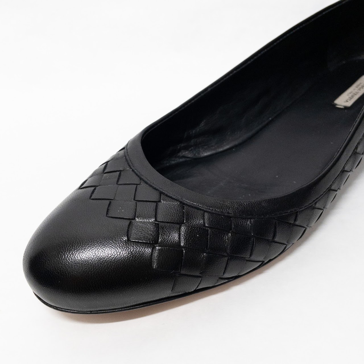 Bottega Veneta Woven Leather Flats