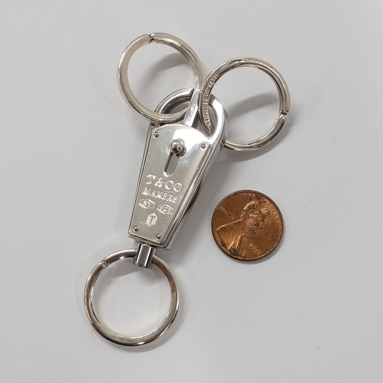 Tiffany & Co. Sterling Silver Valet Key Ring