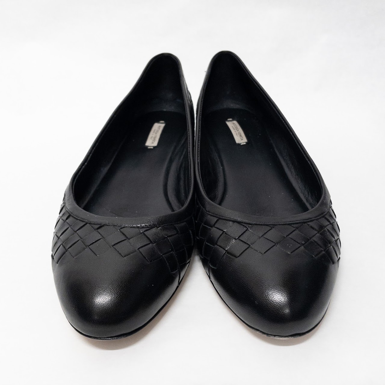 Bottega Veneta Woven Leather Flats