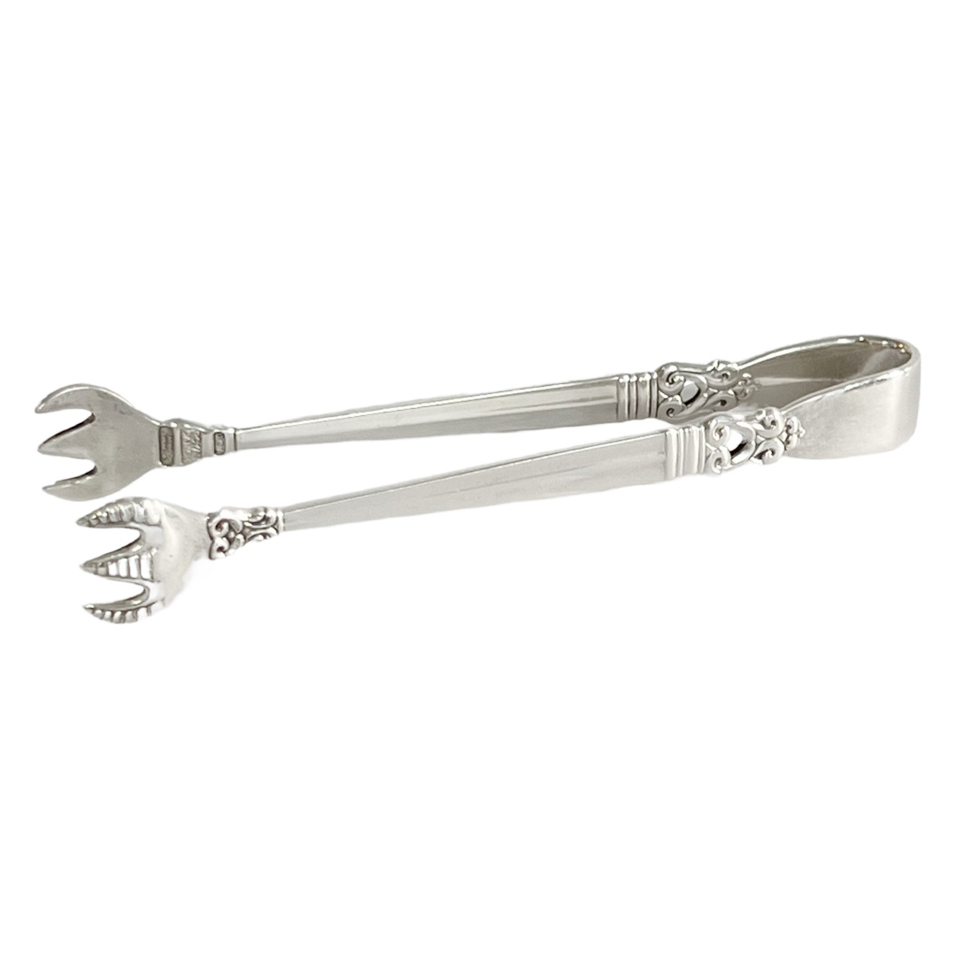 Sterling Silver Royal Danish Sugar Tongs