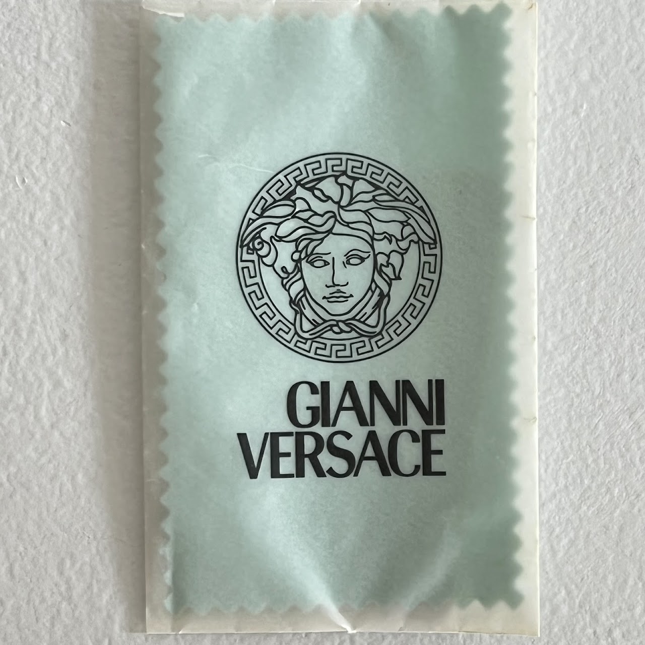 Gianni Versace Brown Leather Purse