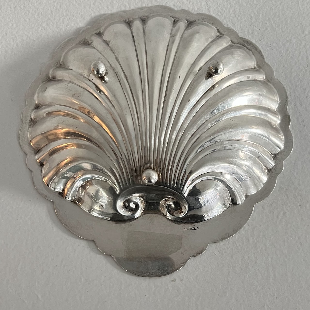 Sterling Silver Webster Scallop Shell Dish 2