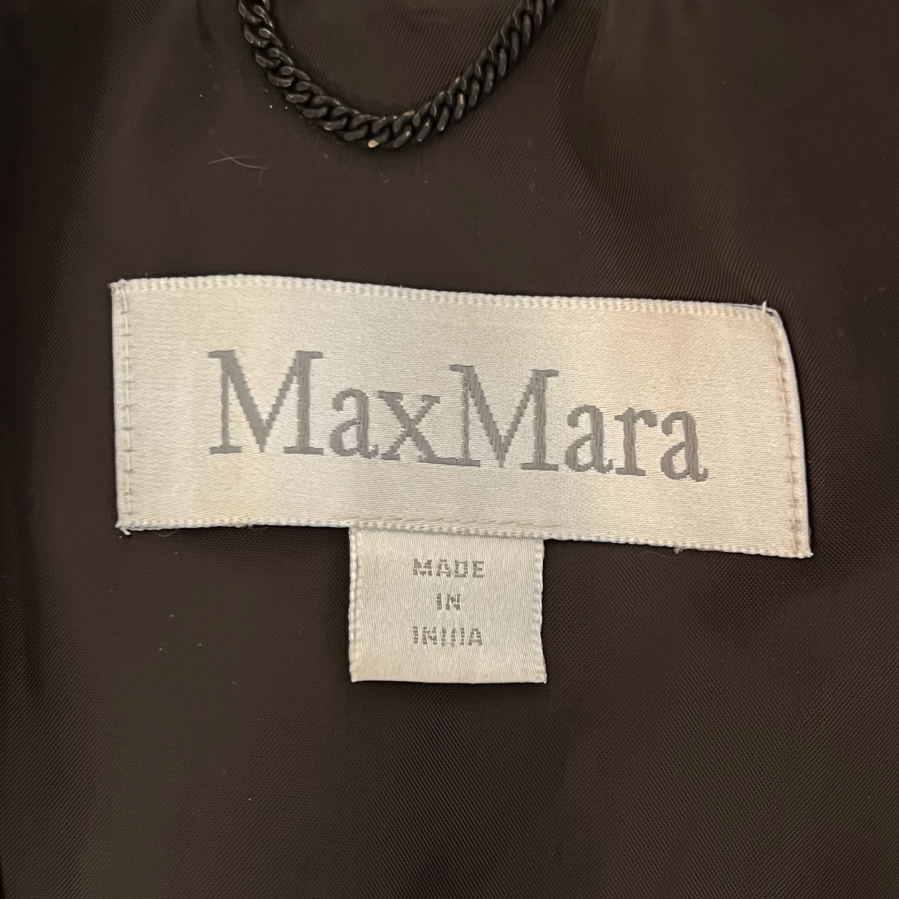 Max Mara Woven Leather Blazer