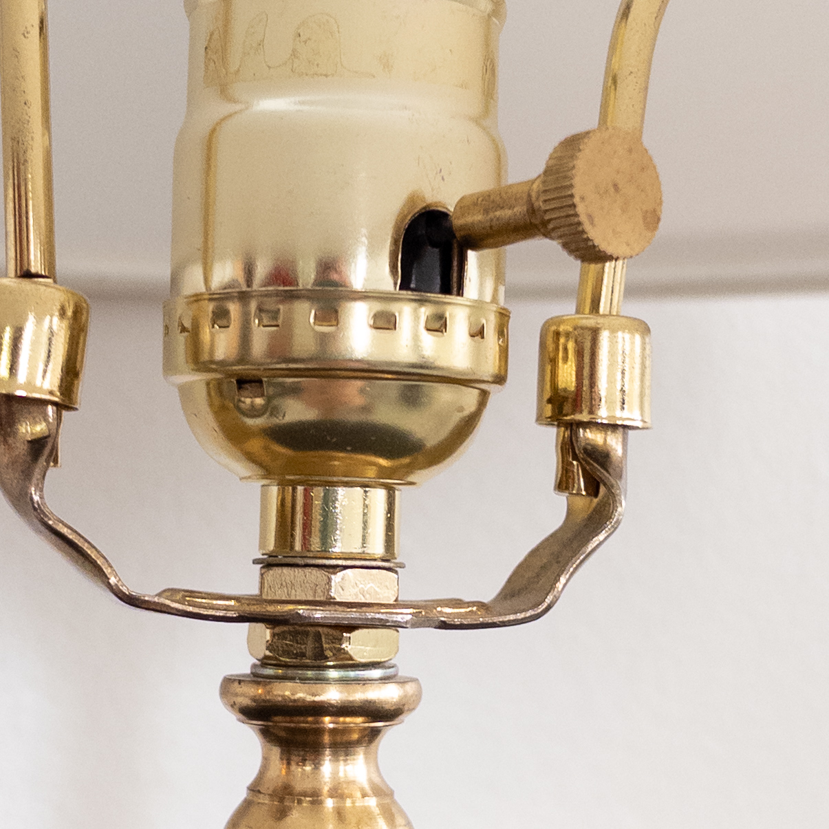 Gilded Baluster Table Lamp