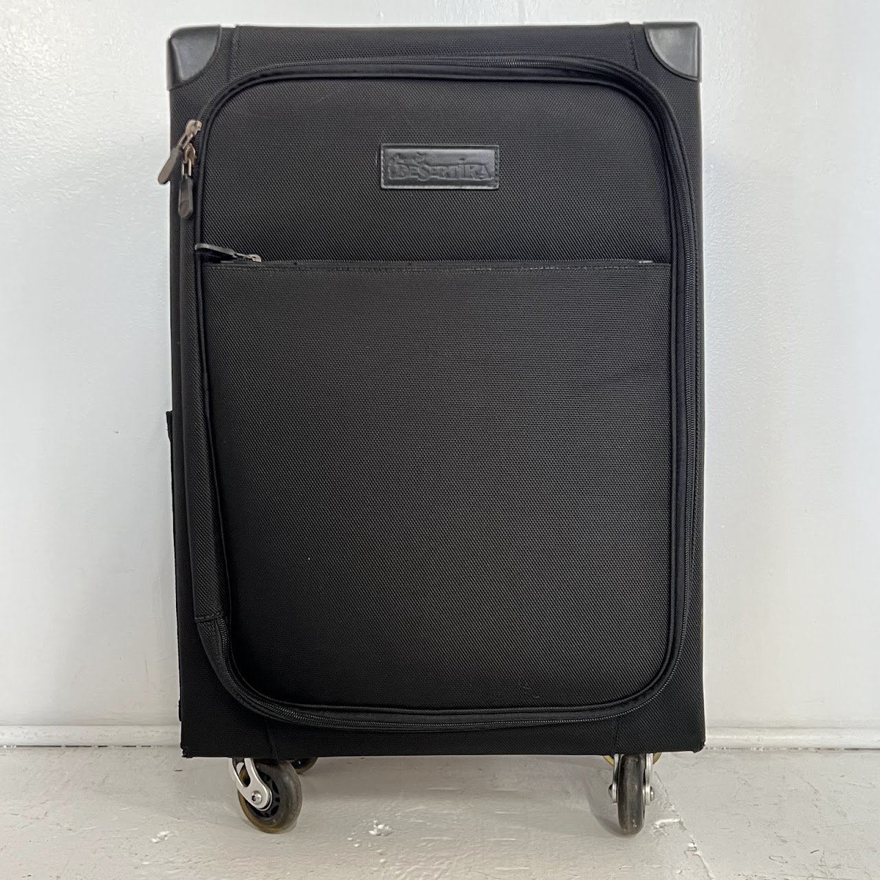 Desertika Italian Titanium and Performance Nylon Rolling Suitcase