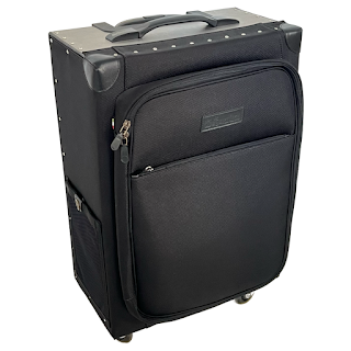 Desertika Italian Titanium and Performance Nylon Rolling Suitcase