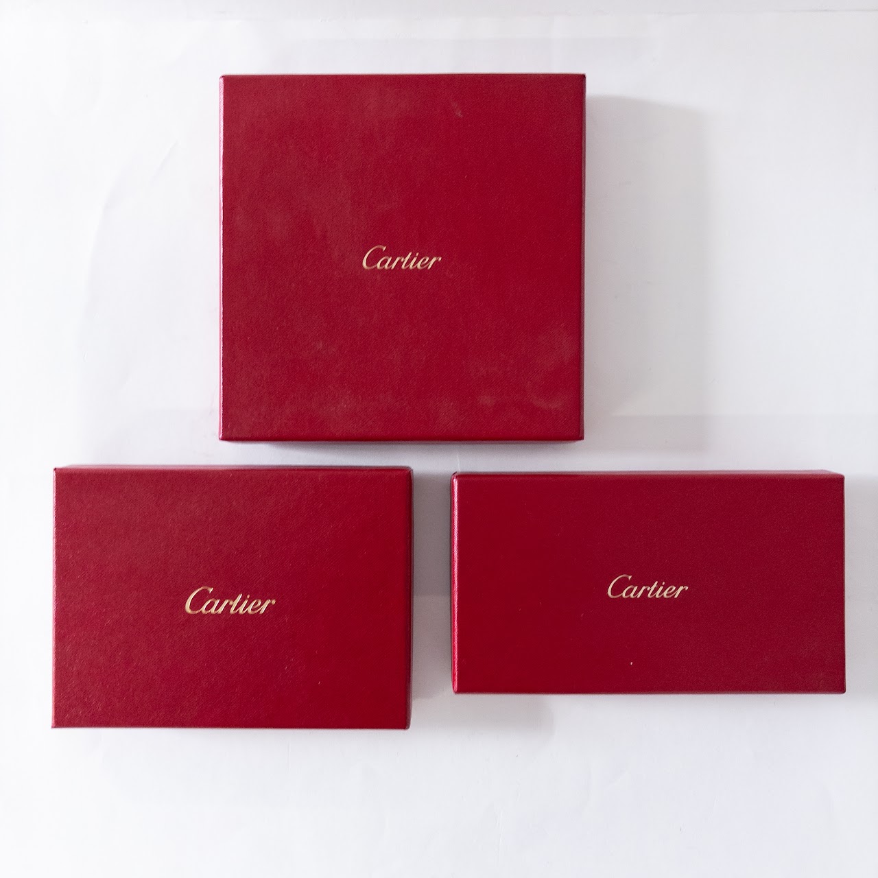 Cartier Lot of Eleven Boxes