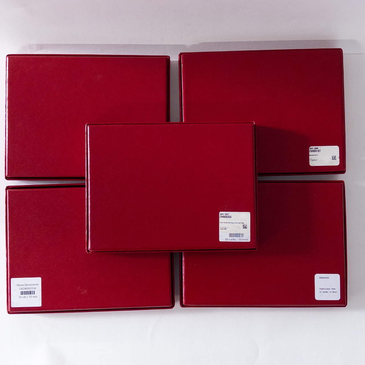 Cartier Lot of Eleven Boxes