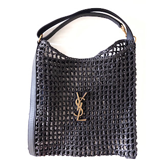 Yves Saint Laurent Oxalis Raffia Tote Bag