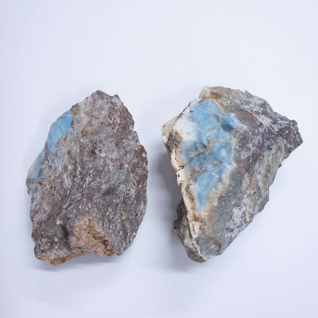 Arizona Blue Opal Medium Pair of Natural Specimens