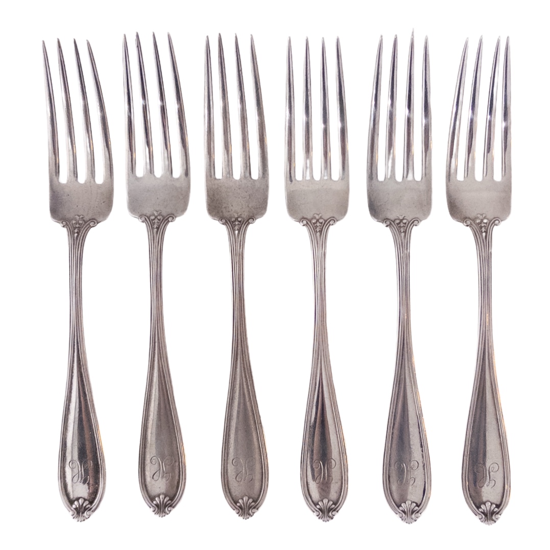 Sterling Silver Thomas Long Co Fork Set