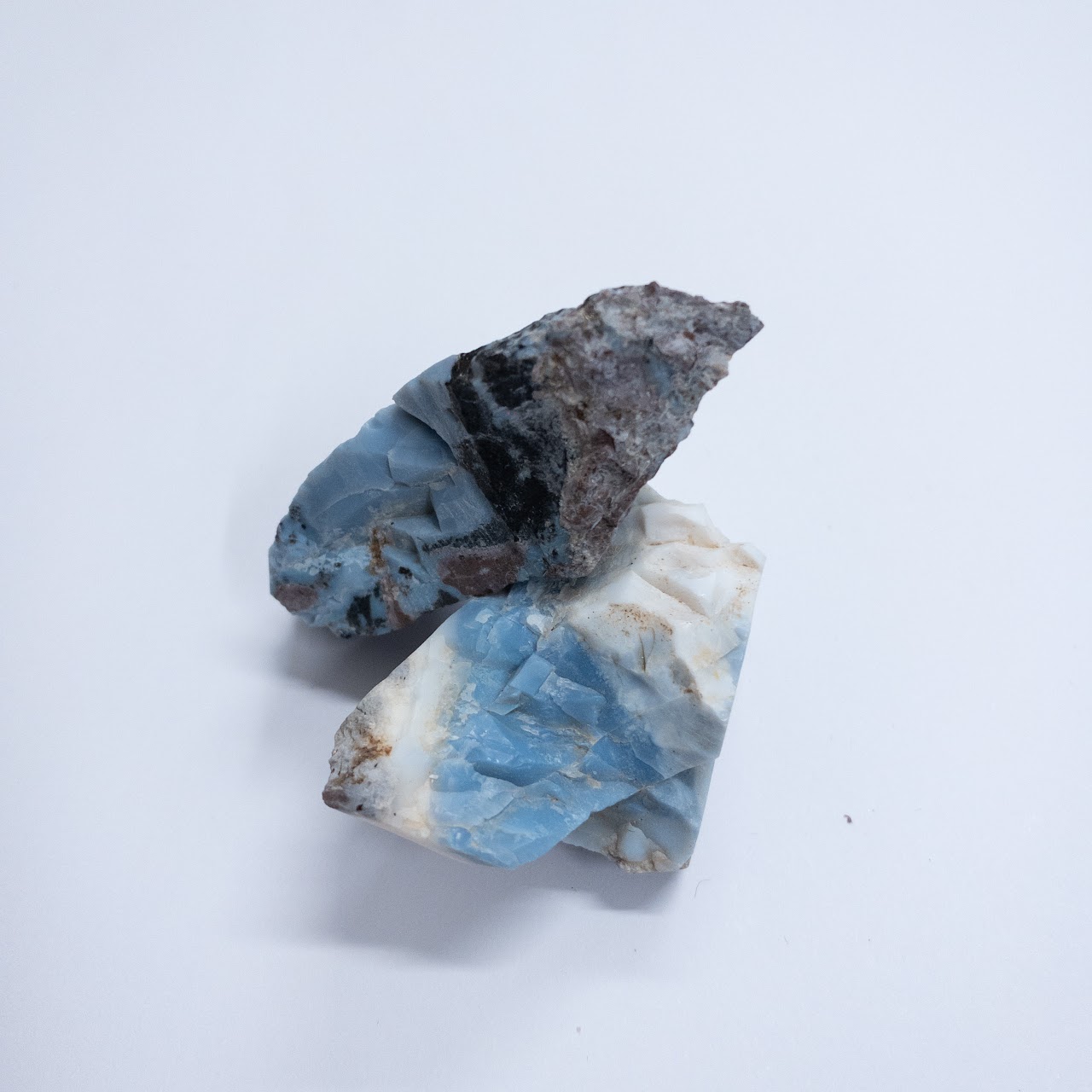 Arizona Blue Opal Small Pair of Natural Specimens