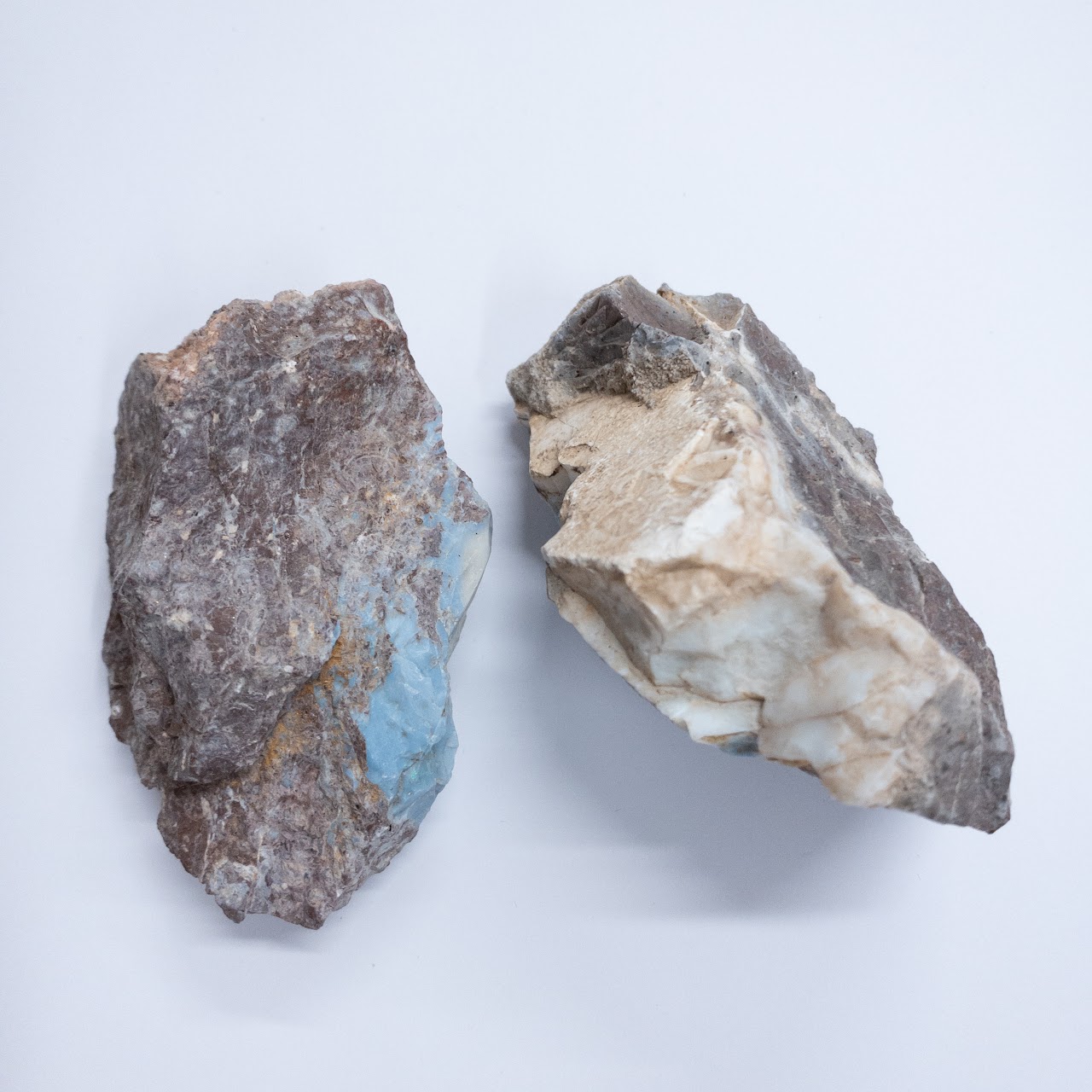 Arizona Blue Opal Medium Pair of Natural Specimens